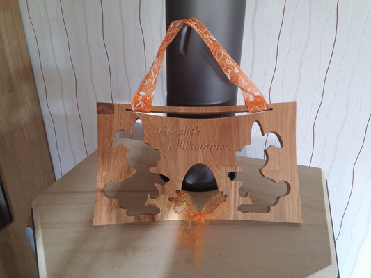 Osterhasen Wandbild / kreativ-fraesen