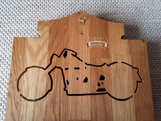 Harley Davidson Motrorrad von kreativ-fraesen.de