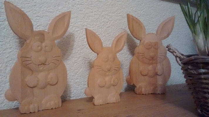 3D Osterhasen / kreativ-fraesen