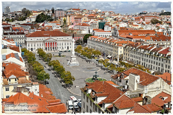 Praça do Rossio - Lisbonne © Nicolas GIRAUD