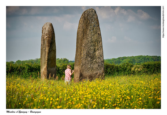 Menhirs d'Epoigny - Saône et Loire © Nicolas GIRAUD