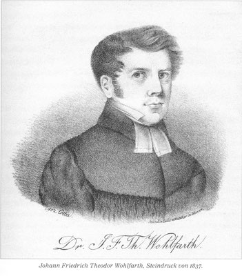 Bild 1: Pfarrer/Volksaufklärer Theodor Wohlfarth (1837)