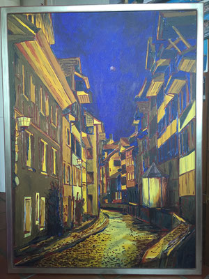 Seelensehnen (Zuger Altstadt), 1999 (Van Gogh Farben)