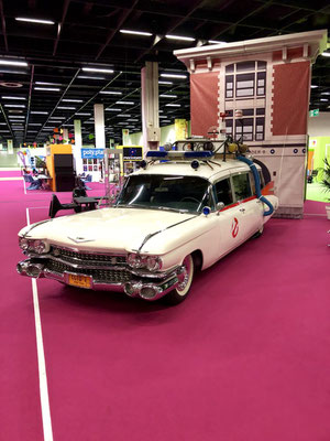 Ghostbusters Ecto-1 am Return Stand, Männerquatsch Podcast [Sonderfolge #04] Gamescom 2018: Der Retro Rundgang mit allen Ausstellern.  