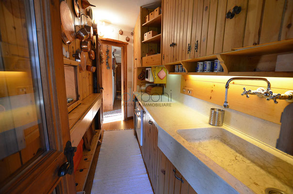 Cucina - Appartamento in affitto ad Alverà, Cortina d'Ampezzo