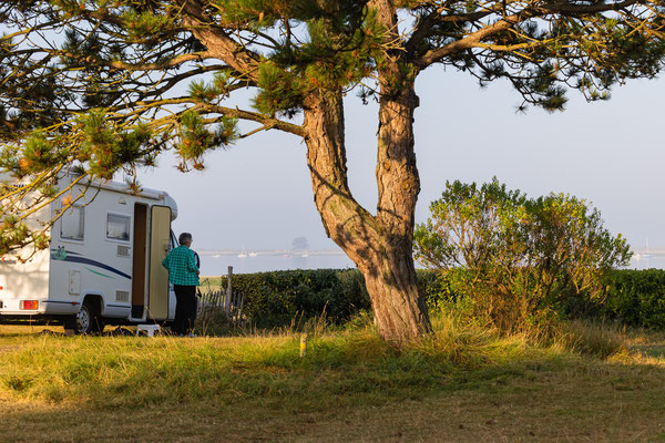 Campingplatzidyll am Havre von Regnéville