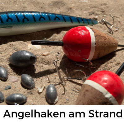 Gefährliches Strohangeln am Strand