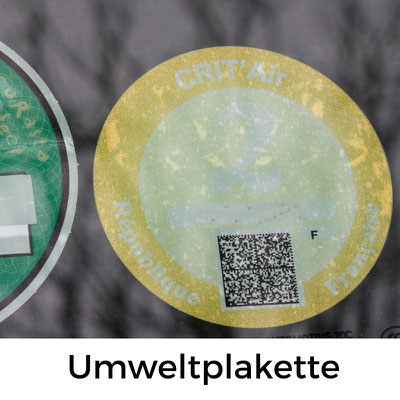 Alles zum Thema Umweltplakette in Frankreich