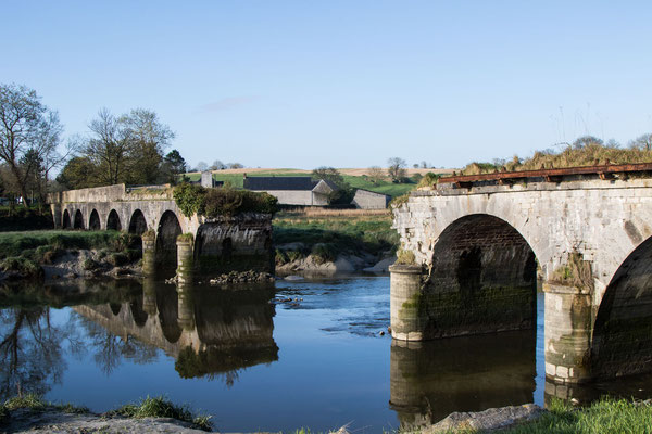 Erbe des Krieges: Der Pont de la Roque wurde während der Operation Cobra von den Alliierten zerstört, um den Nazitruppen den Fluchtweg abzuschneiden. 