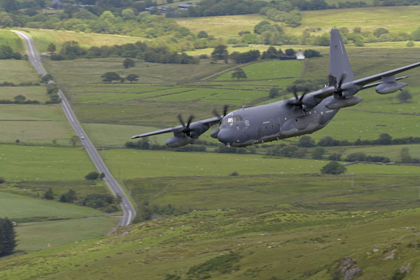 C-130 Hercules, Mach Loop, Wales - Nikon D850 / Nikkor 200-500/5.6