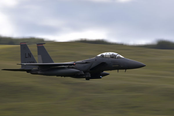 F-15E Strike Eagle, Mach Loop, Wales