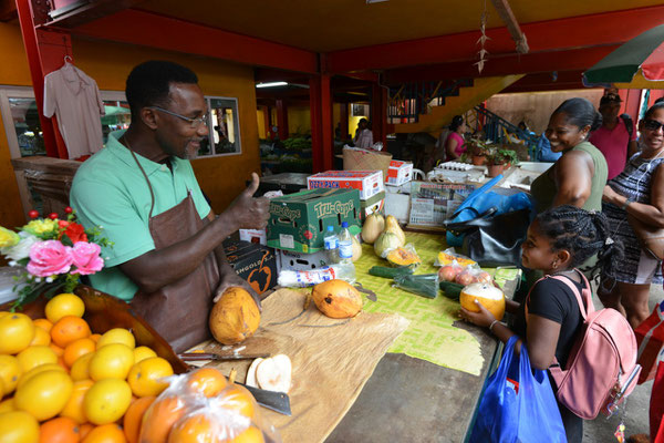Markt in Victoria, Mahé