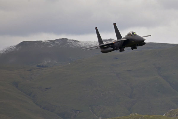 F-15E Strike Eagle, Mach Loop, Wales - Nikon D850 / Nikkor 200-500/5.6