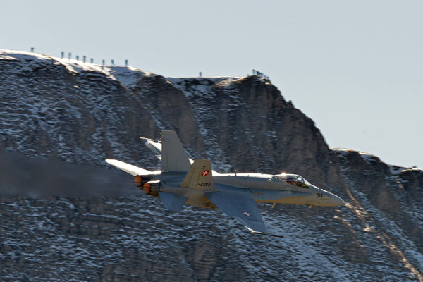F/A-18 Hornet, Fliegerschießen Axalp, Schweiz 2017 - Nikon D800 / Nikkor 200-500/5.6