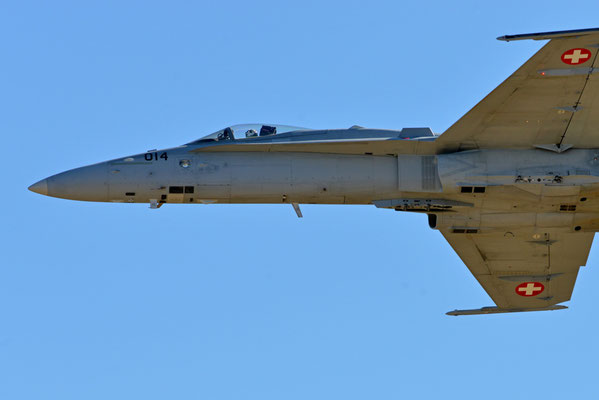 F/A-18 Hornet, Fliegerschießen Axalp, Schweiz 2017 - Nikon D800 / Nikkor 200-500/5.6