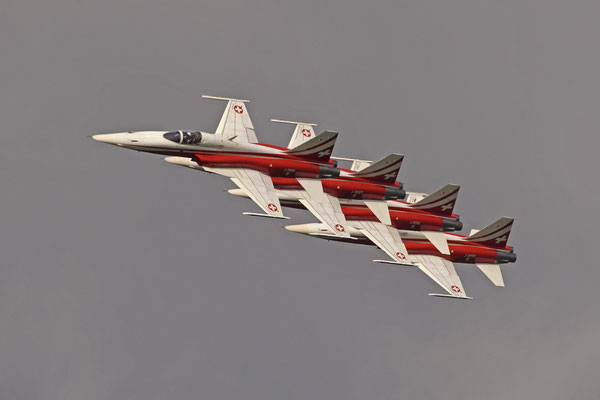 F-5 Tiger II, Patrouille Suisse, Airpower, Zeltweg 2019 - Nikon D850 / Nikkor 200-500/5.6