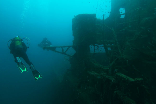 Wrack der Christoforos, Skopelos, Griechenland