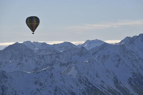 Ballonfahrt von Filzmoos in Salzburg nach Feldkirchen in Kärnten