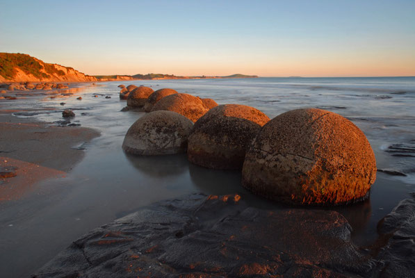 Moeraki Boulders, Südinsel, Neuseeland