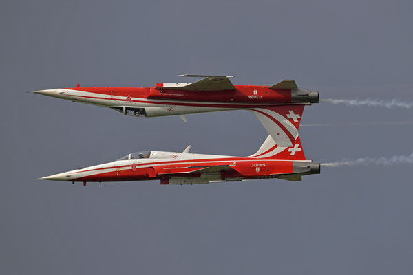 F-5 Tiger II, Patrouille Suisse, Airpower, Zeltweg 2019 - Nikon D850 / Nikkor 200-500/5.6