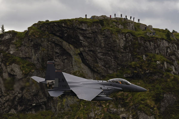 F-15E Strike Eagle, Mach Loop, Wales - Nikon D850 / Nikkor 200-500/5.6