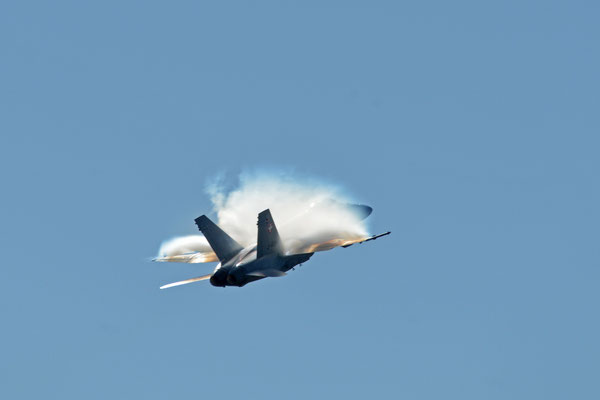F/A-18 Hornet, Fliegerschießen Axalp, Schweiz 2017 - Nikon D800 / Nikkor 200-500/5.6