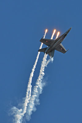 F/A-18 Hornet, Fliegerschießen Axalp, Schweiz 2017 - Nikon D800 / Nikkor 200-500/5.6