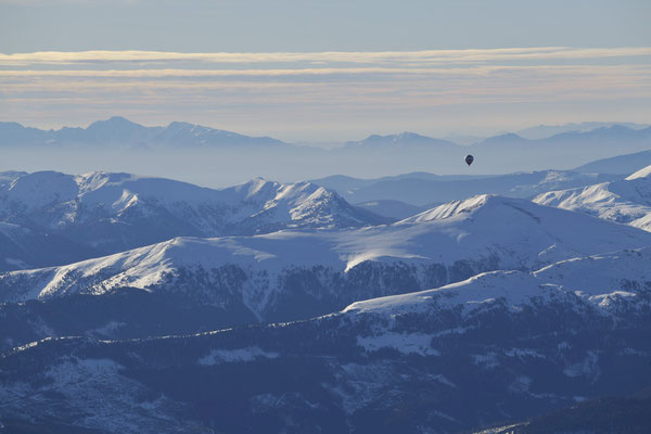Ballonfahrt von Filzmoos in Salzburg nach Feldkirchen in Kärnten