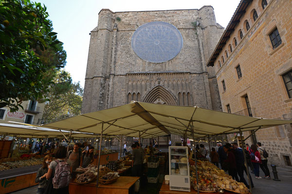 Santa Maria del Pi im gothischen Viertel Barri Gòtic
