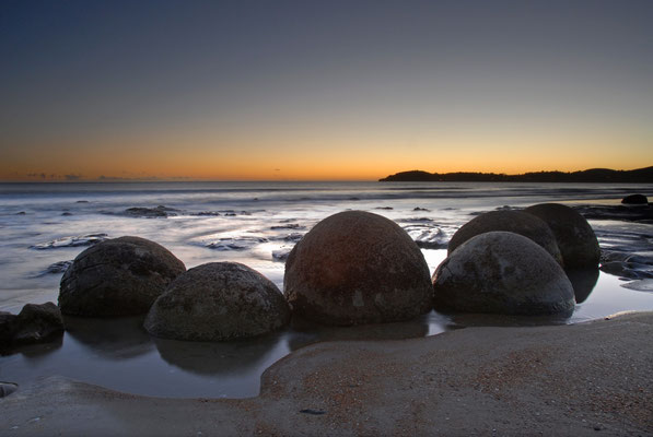 Moeraki Boulders, Südinsel, Neuseeland