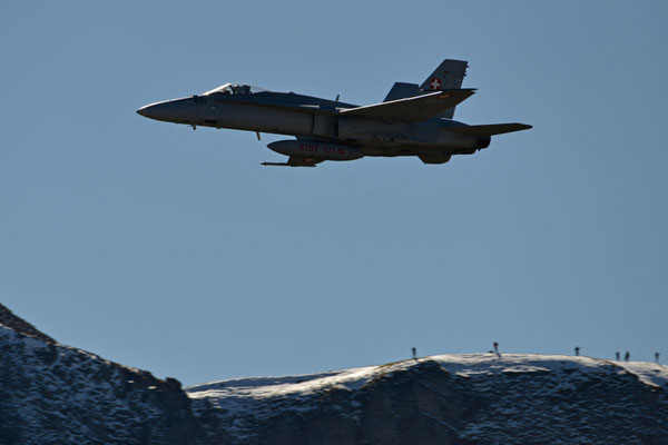 F/A-18 Hornet, Fliegerschießen Axalp, Schweiz 2017 - Nikon D800 / Nikkor 200-500/5.6