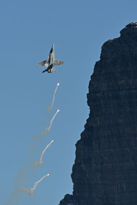 F/A-18 Hornet, Fliegerschießen Axalp, Schweiz 2017 - Nikon D800 / Nikkor 200-500/5.6