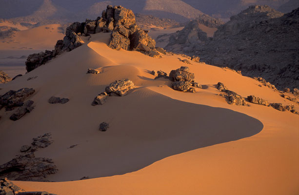Akakus Gebirge, Sahara, Libyen