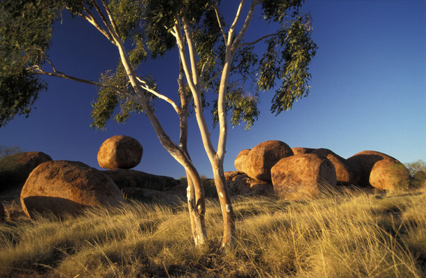 Die Devil´s Marbles ("Murmeln des Teufels"), Northern Territory, Australien