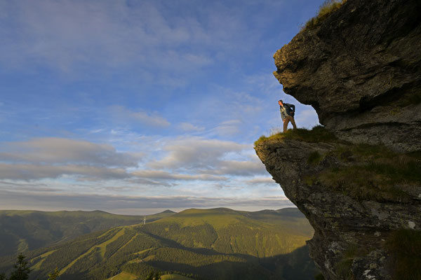 Sonnenaufgang am Rappoldkogel, Steiermark