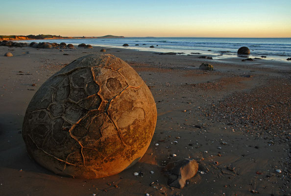 Moeraki Boulders, Südinsel, Neuseeland