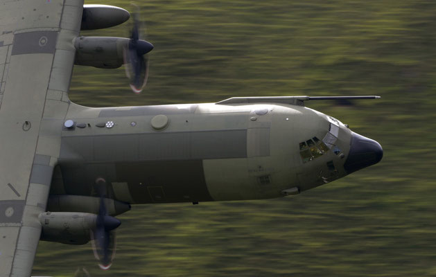 C-130 Hercules, Mach Loop, Wales - Nikon D850 / Nikkor 200-500/5.6