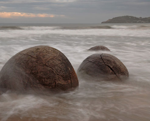 Moeraki Boulders, Südinsel, Neuseeland