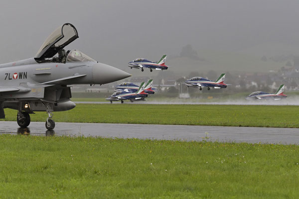 Eurofighter und Frecce Tricolore, Airpower 2019, Zeltweg