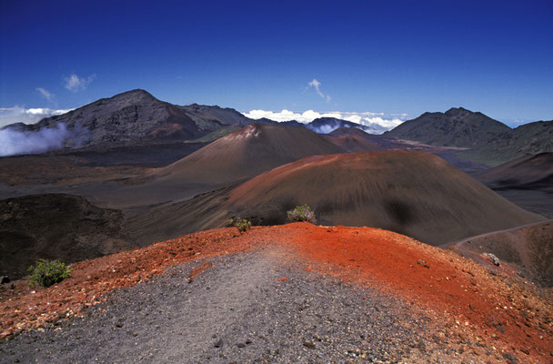 Haleakala Krater auf Maui, Hawaii, USA