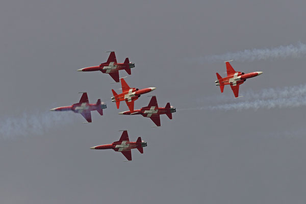 F-5 Tiger II, Patrouille Suisse, Airpower, Zeltweg 2019 - Nikon D850 / Nikkor 200-500/5.6