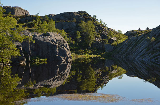 am Weg zu Preikestolen, Norwegen