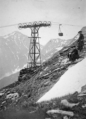 Le monocâble du la mine de Bulard