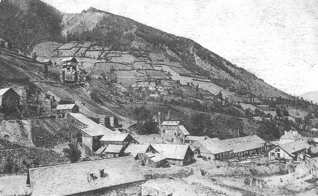 Le site du Bocard vers 1920