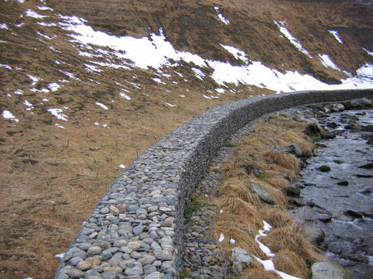 Gabions de protection des stériles