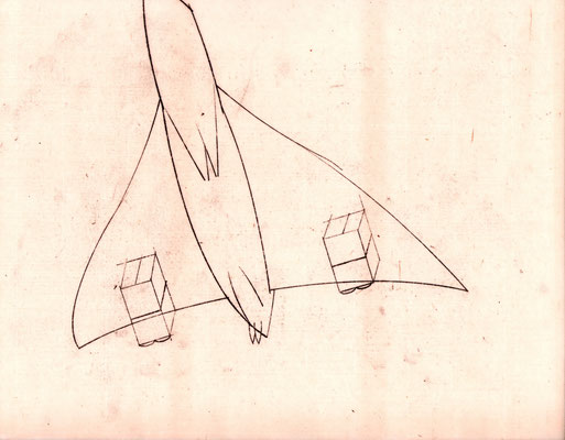 Transport / 飛行機　Oil transfer　276×350mm　2024