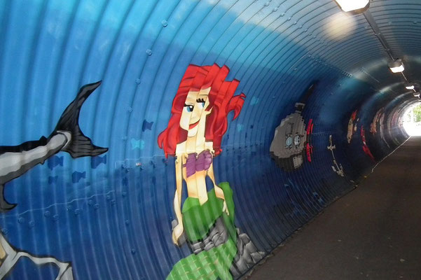 Graffitikunst Herrensohrer Tunnel