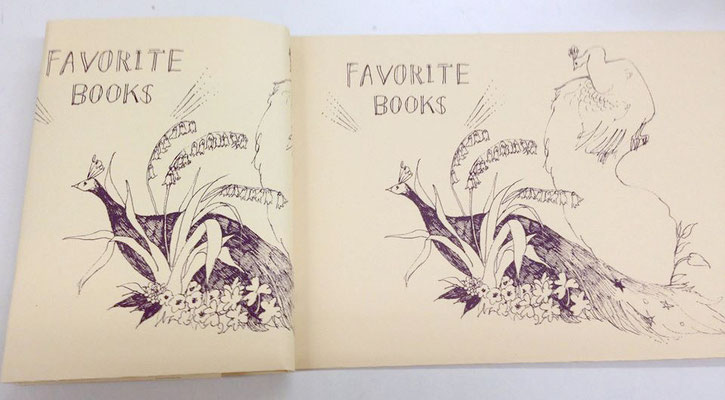 「FAVORITE BOOKS」の文庫本用のカバーイラストを作成しました（2015）