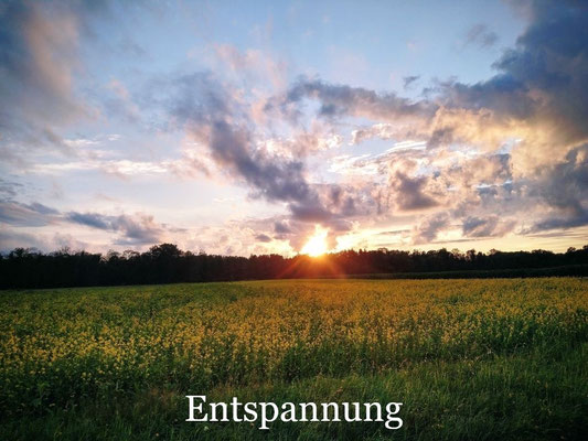Stimmungsfoto von Sonnenuntergang