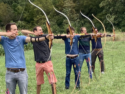 Team Event bei Naturnah-Bogenschiessen